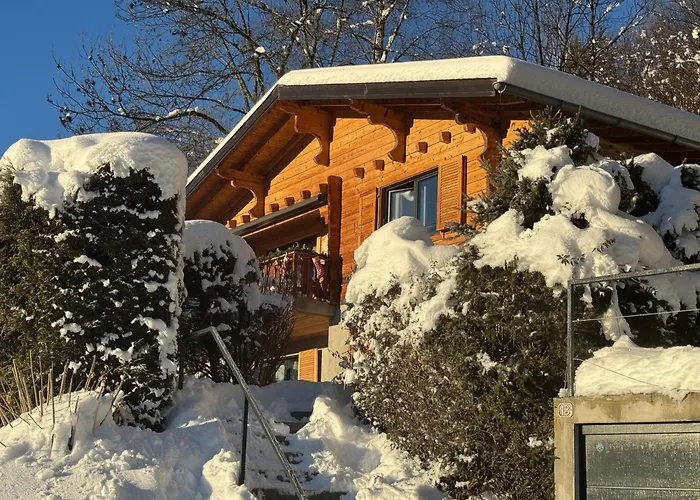 7 Luxury With Cinema Dağ evi Crans-Montana